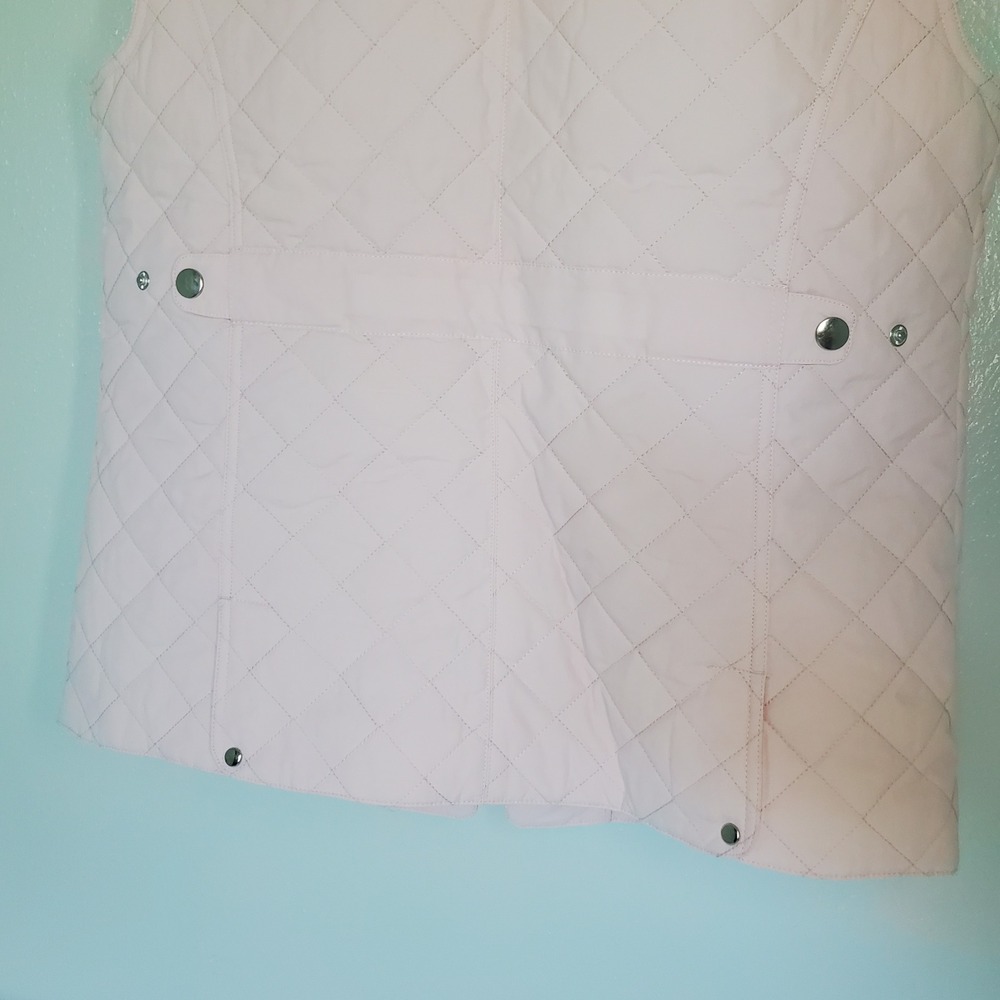Goondiwindi Cotton Australia Womens Quilted Vest Size 12 Pink Sleeveless Pockets - Picture 4 of 10